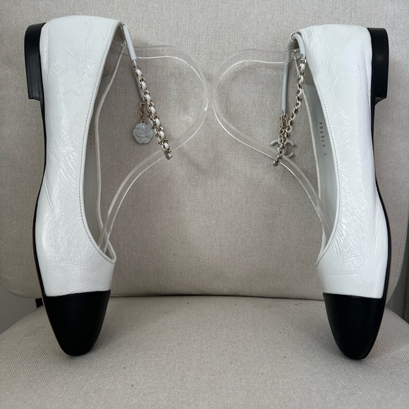 Chanel White Ballerina Flats - Picture 10 of 16